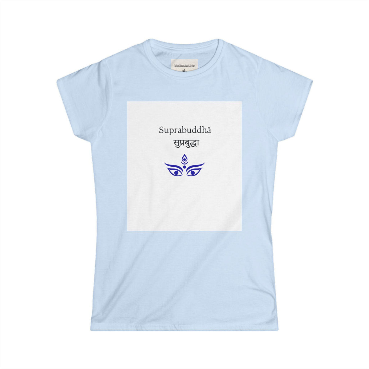 Suprabuddha Women's Yoga Tee, Shaiva Tantra Meditation T-Shirt