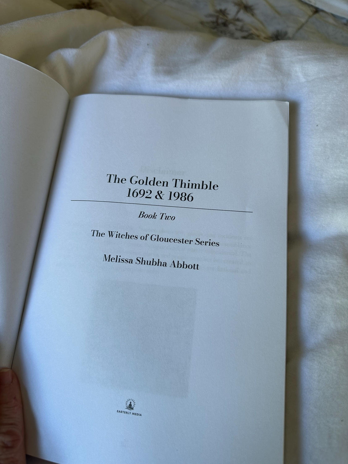 The Golden Thimble 1692 & 1986 – Witches of Gloucester Historical Fiction Novel