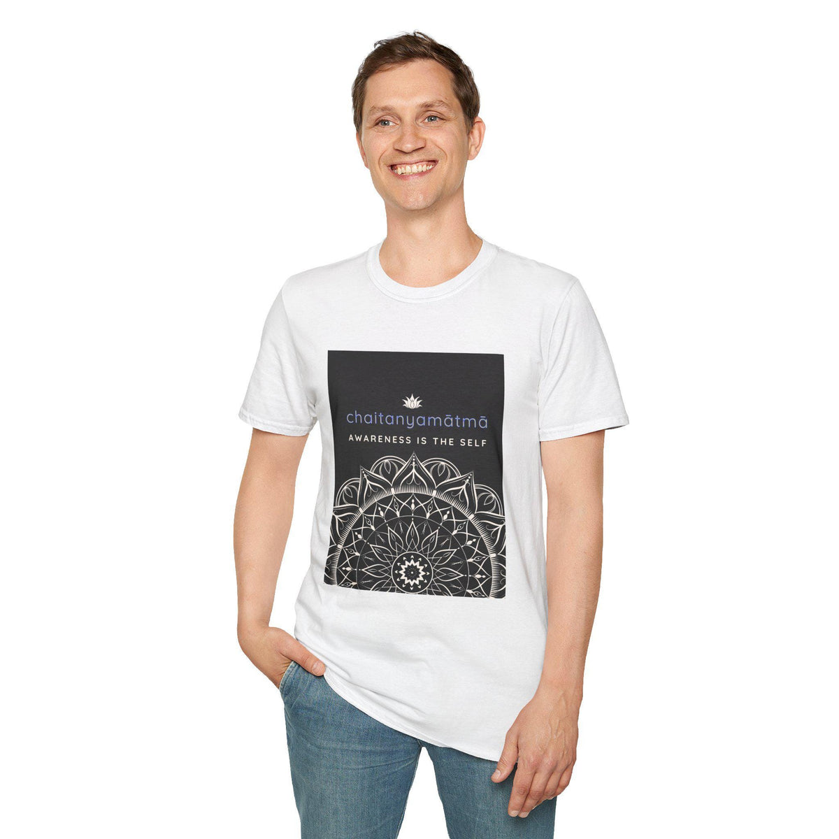 Mandala Yoga T-Shirt – Atma Chittam, Shiva Sutra Meditation Tee