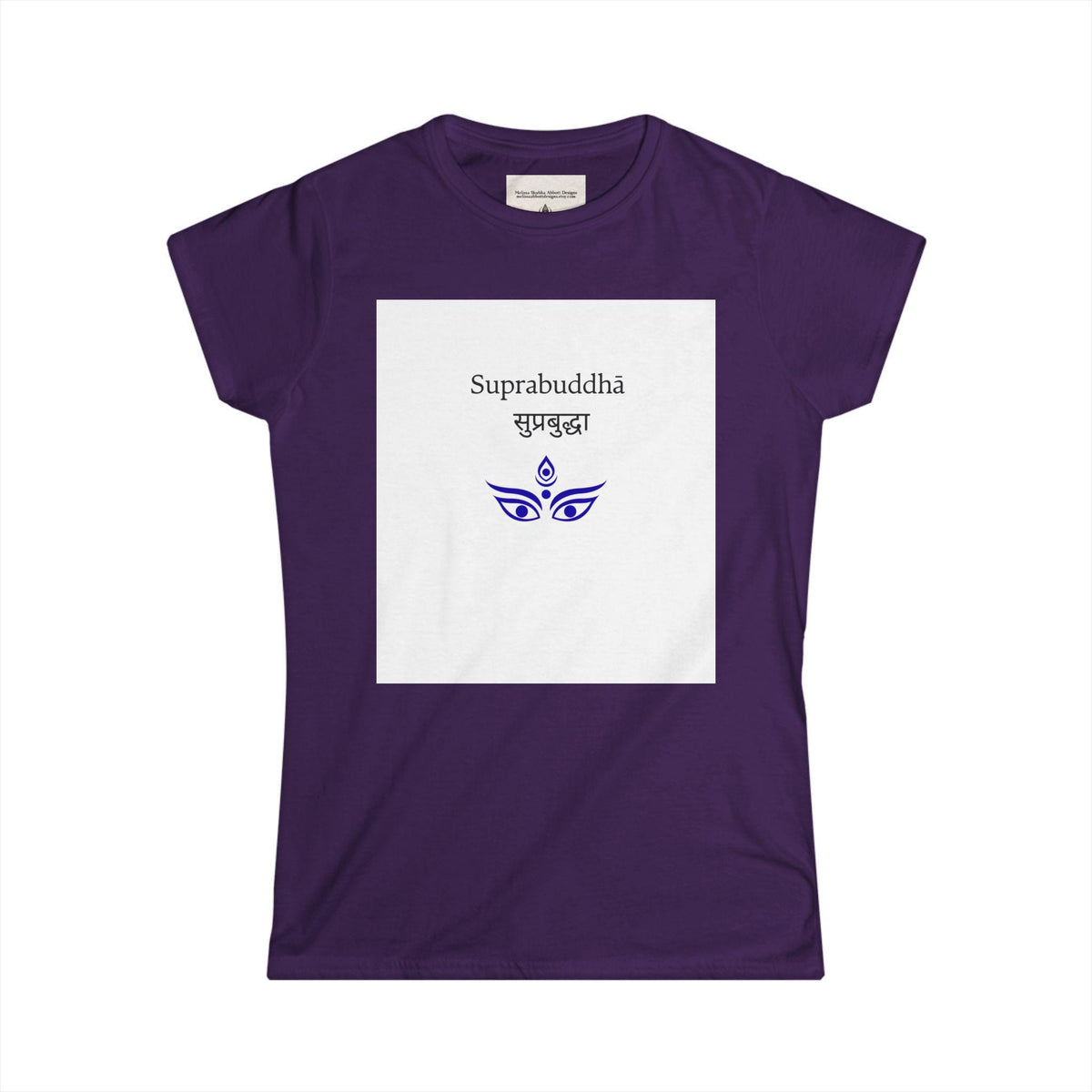 Suprabuddha Women's Yoga Tee, Shaiva Tantra Meditation T-Shirt