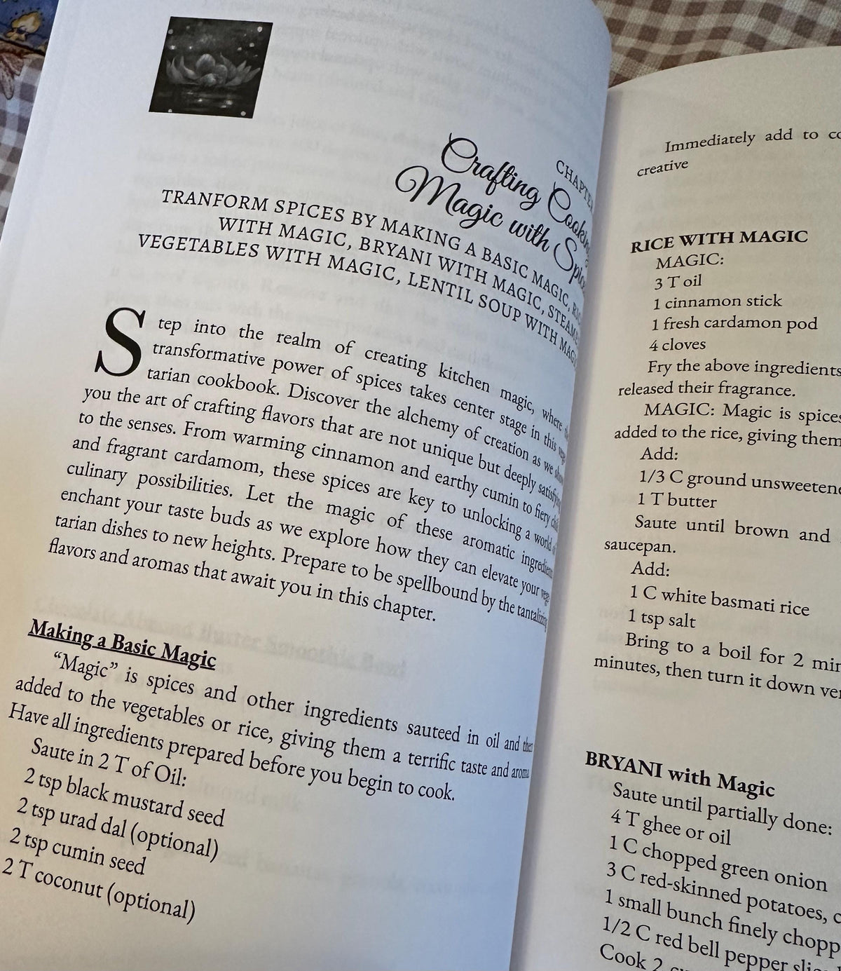 Illuminated Recipes -Sacred Recipes, Nourishment, & Kitchen Alchemy Hardcover Book