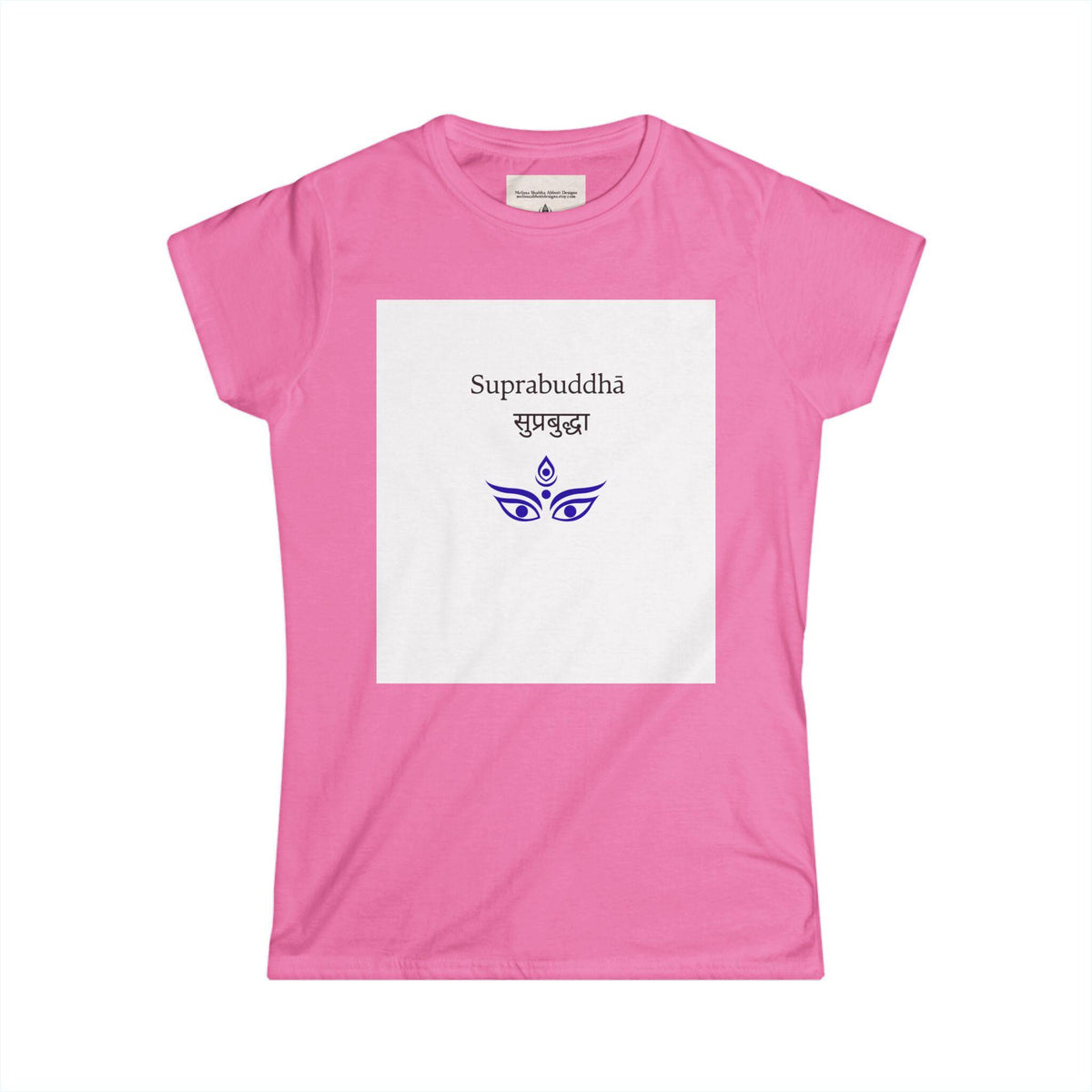 Suprabuddha Women's Yoga Tee, Shaiva Tantra Meditation T-Shirt