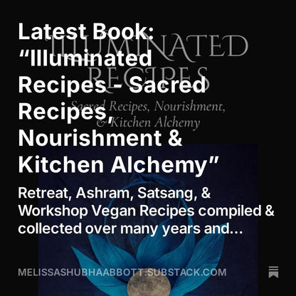 Illuminated Recipes -Sacred Recipes, Nourishment, & Kitchen Alchemy Hardcover Book