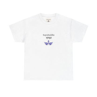 Suprabuddha Tee, Enlightened Meditation Shirt, Shaiva Tantra Unisex Top, Northern India Yoga Tshirt,