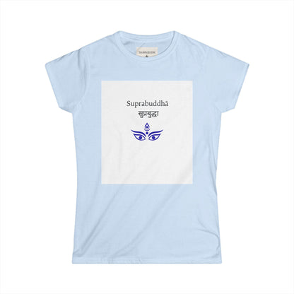 Suprabuddha Women's Yoga Tee, Shaiva Tantra Meditation T-Shirt