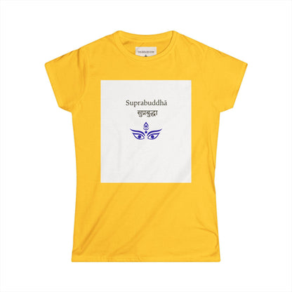 Suprabuddha Women's Yoga Tee, Shaiva Tantra Meditation T-Shirt