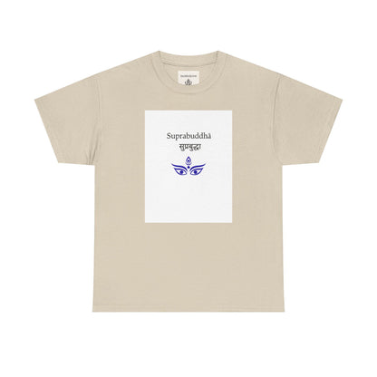 Suprabuddha Tee, Enlightened Meditation Shirt, Shaiva Tantra Unisex Top, Northern India Yoga Tshirt,