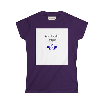 Suprabuddha Women's Yoga Tee, Shaiva Tantra Meditation T-Shirt