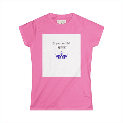 Suprabuddha Women's Yoga Tee, Shaiva Tantra Meditation T-Shirt