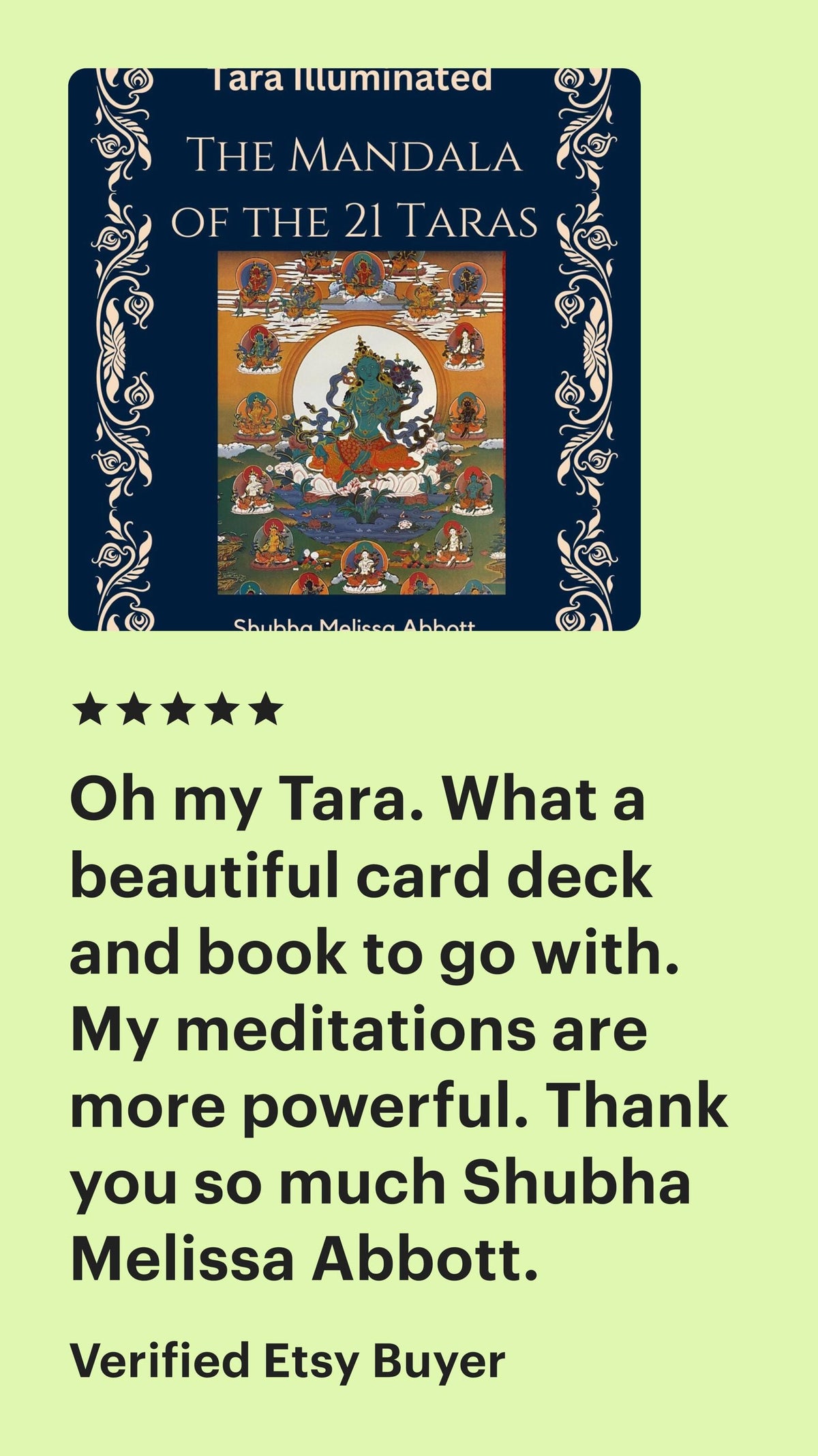 Tara Illuminated The Mandala of the 21 Taras Paperback Book