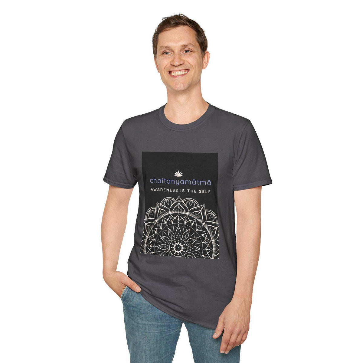 Mandala Yoga T-Shirt – Atma Chittam, Shiva Sutra Meditation Tee
