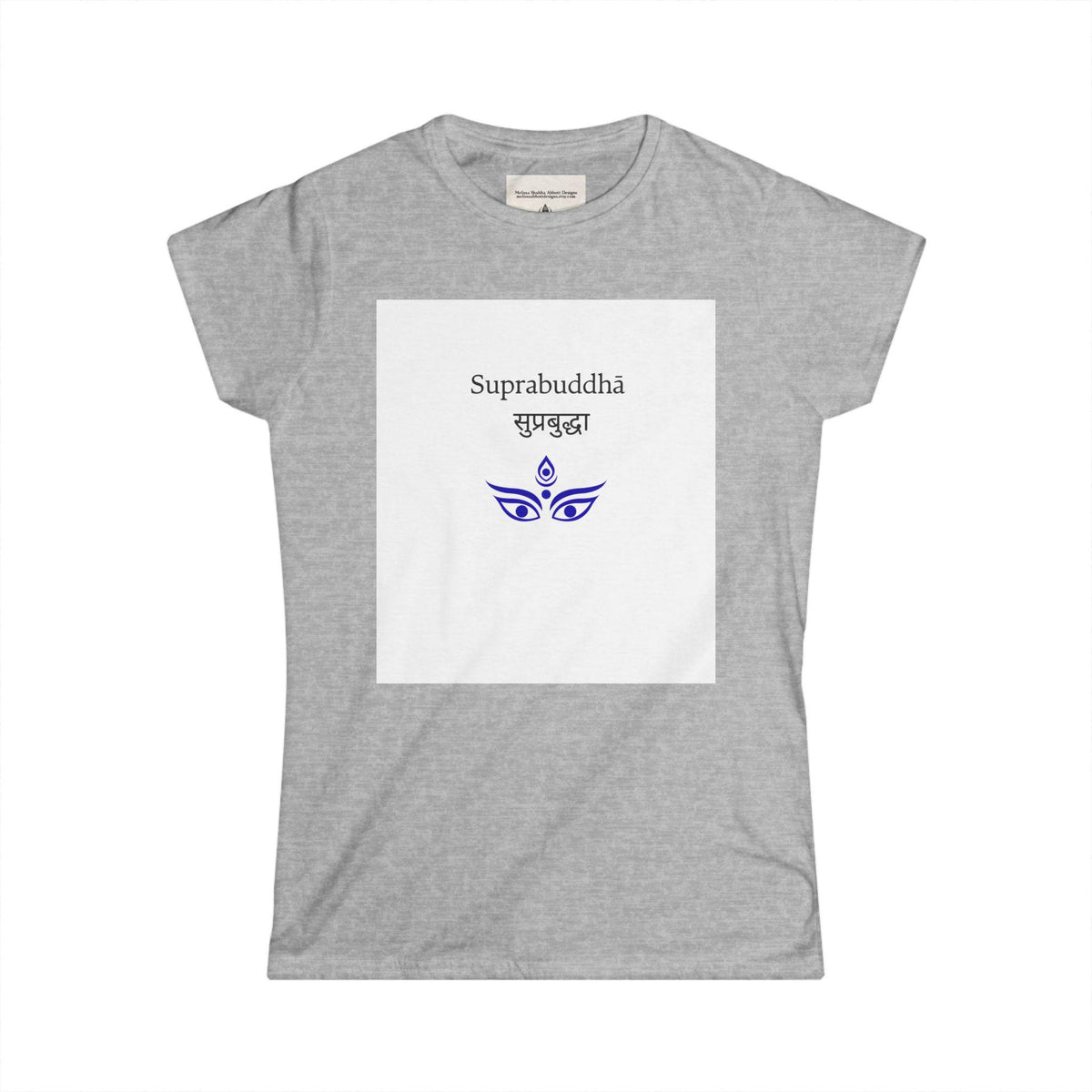 Suprabuddha Women's Yoga Tee, Shaiva Tantra Meditation T-Shirt
