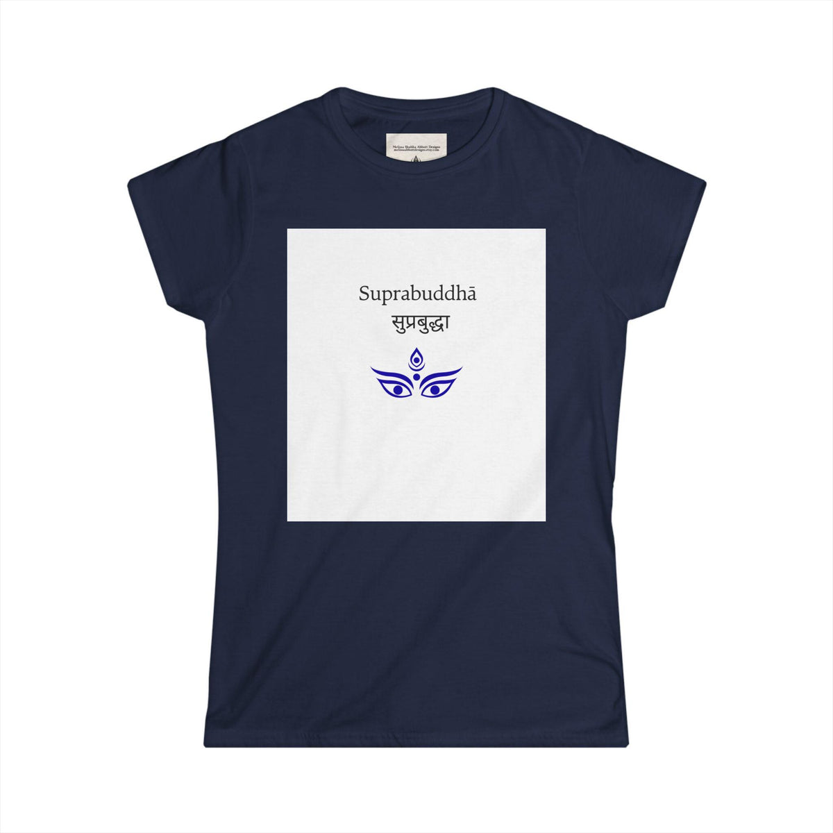 Suprabuddha Women's Yoga Tee, Shaiva Tantra Meditation T-Shirt