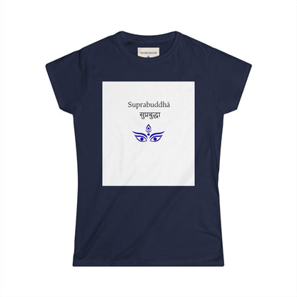 Suprabuddha Women's Yoga Tee, Shaiva Tantra Meditation T-Shirt