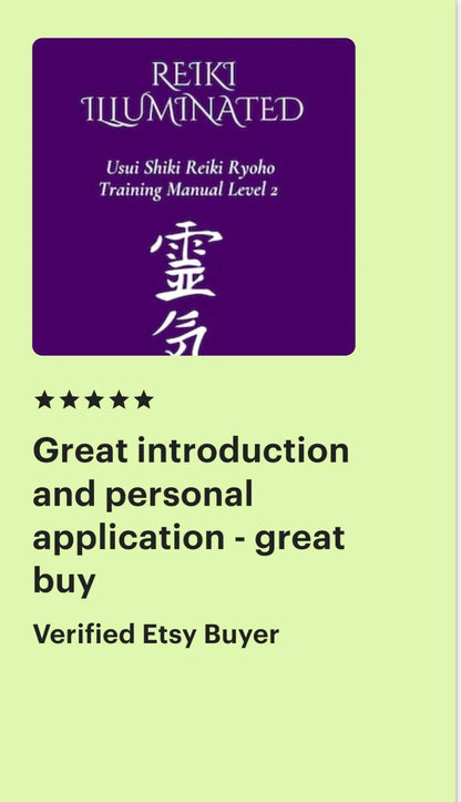 Reiki Manual Level 2 – Distance Healing & Energy Activation